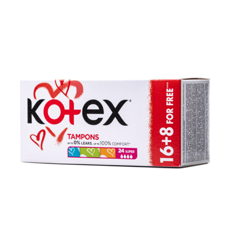 Тампони Kotex Super, 24 шт.